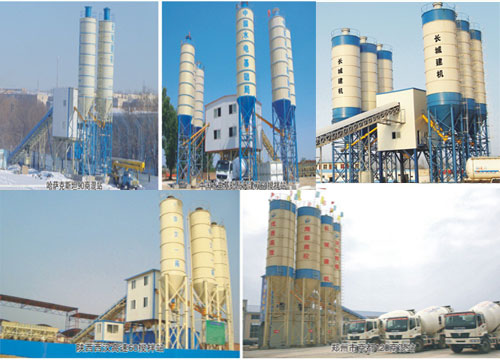 長城建機(jī)混凝土攪拌站客戶現(xiàn)場參觀