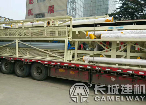 兩(二)立方混凝土攪拌站發(fā)貨圖