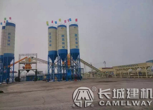 hzs120混凝土攪拌站生產線